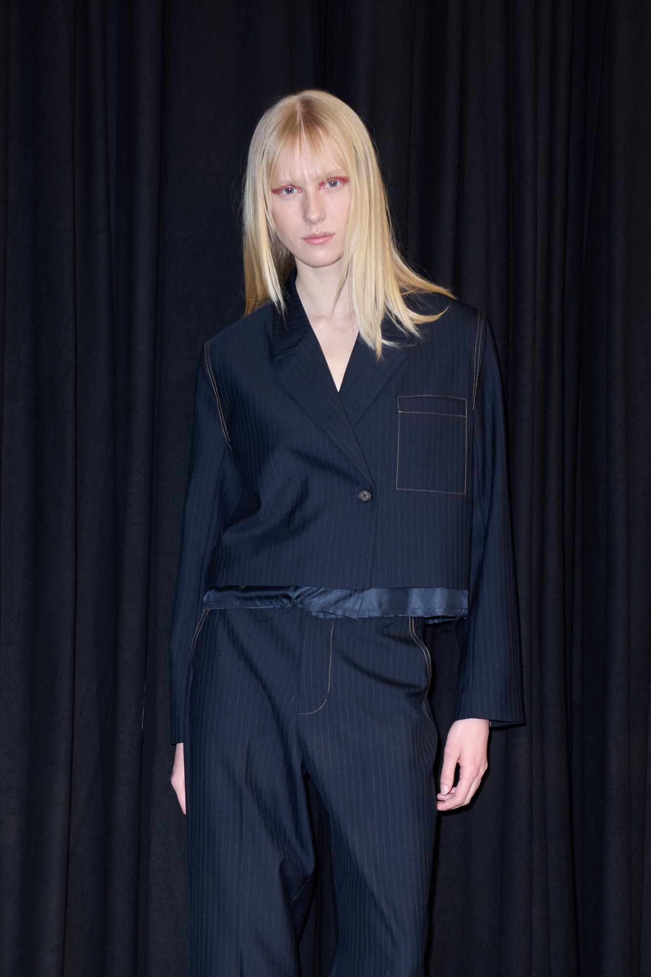 Midnight Pin Carin blazer – Dark Navy